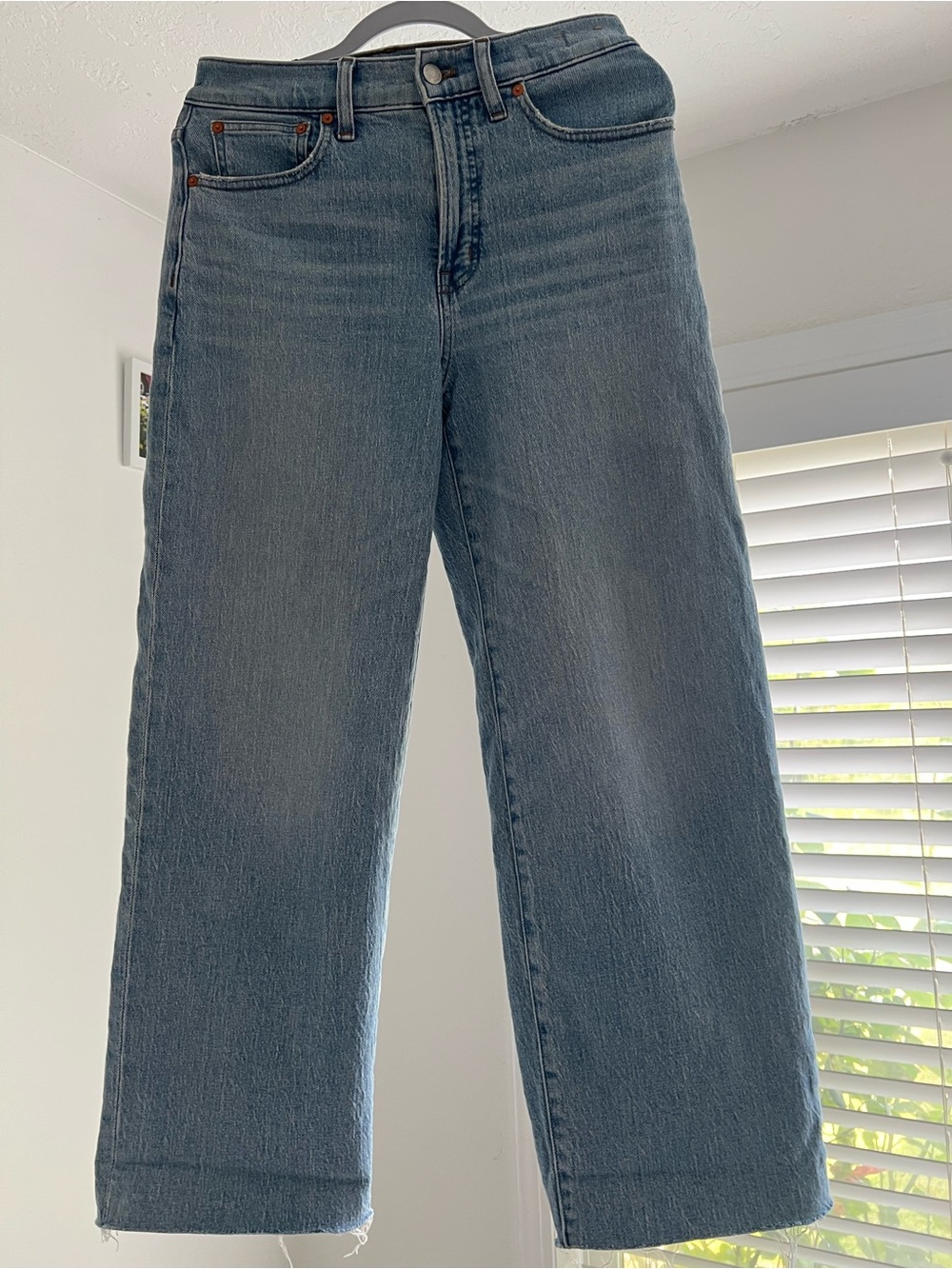 Madewell perfect vintage wide leg crop Jean
